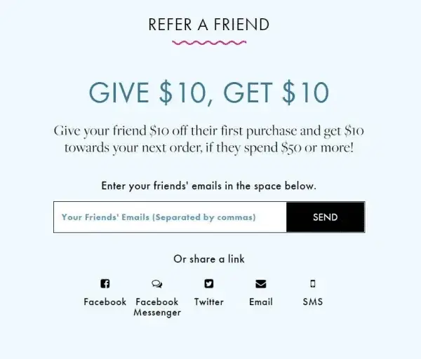 Refer A Friend Give 10 Dollars Get 10 Dollars refer a friend give 10 dollars, get 10 dollars