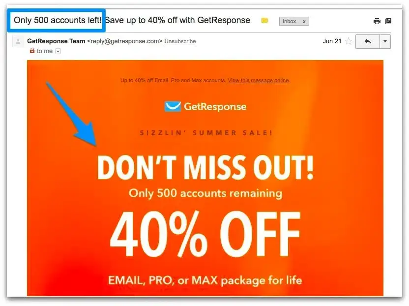 Get Response Fomo Email Campaign get response fomo email campaign