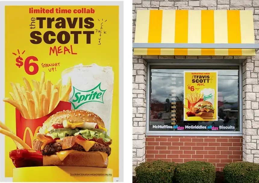 mcdonald's partnering with travis scott collaboration