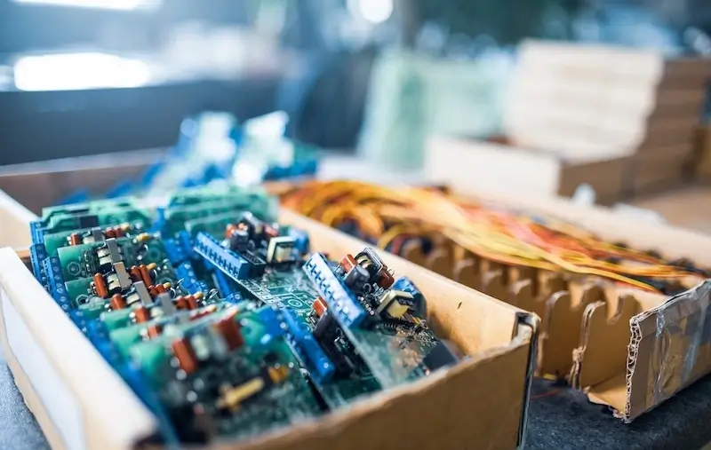 close up electric green embedded microcircuits in 2023 11 27 05 20 17 utc